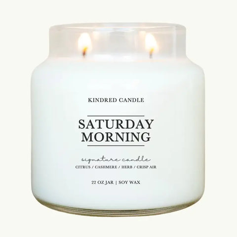Saturday Morning Candle