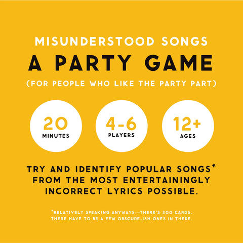  Misunderstood Songs Game