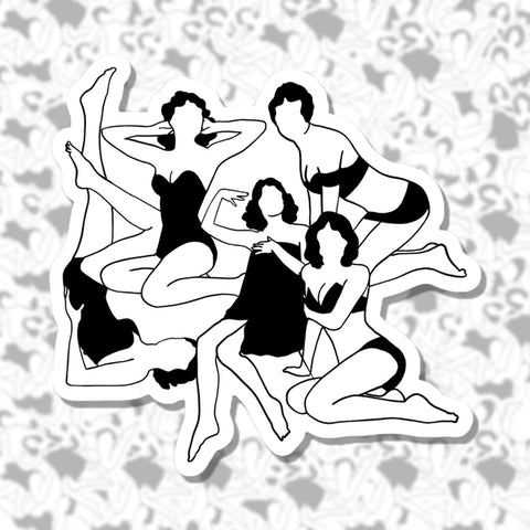 Girl Party Sticker