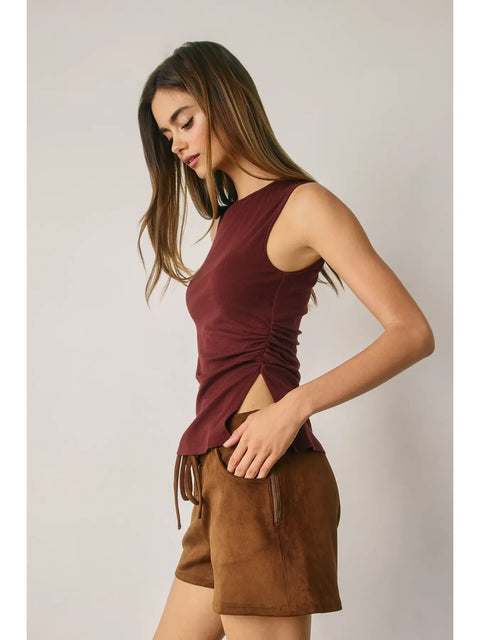  90s Knit Slit Tank Top