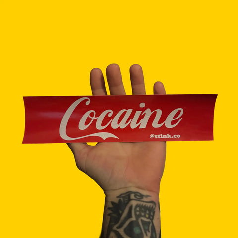  Cocaine Bumper Sticker