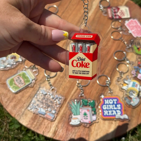  Diet Coke Cig Keychain
