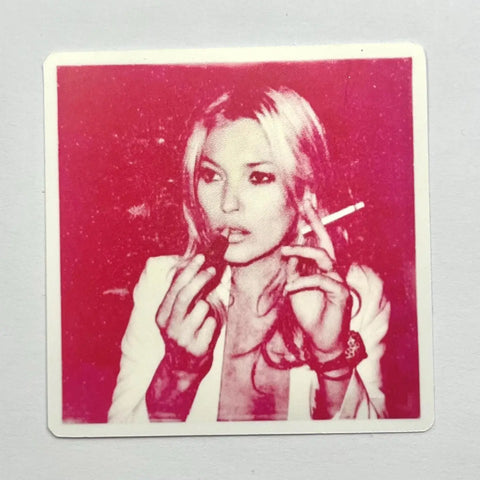  Kate Moss Smoking Cig Sticker