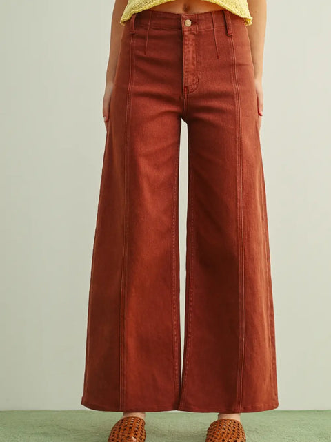  Washed Terracotta Pants
