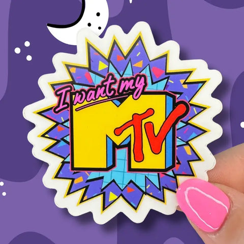  I Want My MTV Sticker