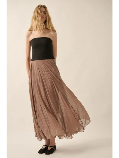  Colorblock Strapless Dress
