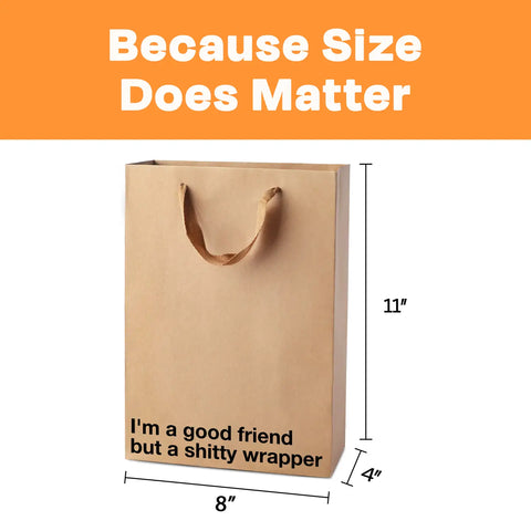  I'm A Good Friend Brown Gift Bag