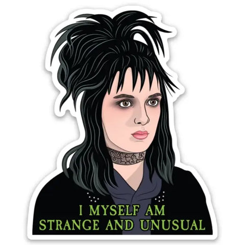  Beetlejuice Lydia Strange Sticker