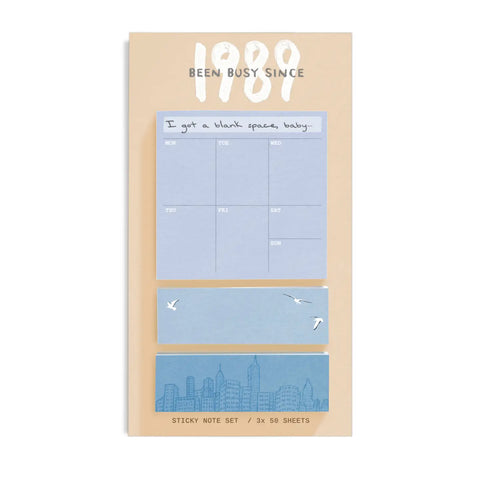  Been Busy Since 1989 Sticky Note Set