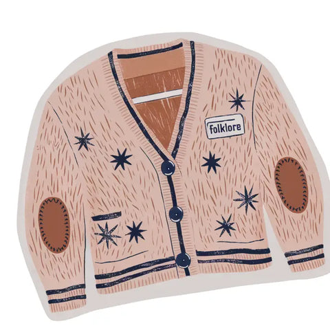 Folklore Cardigan Sticker