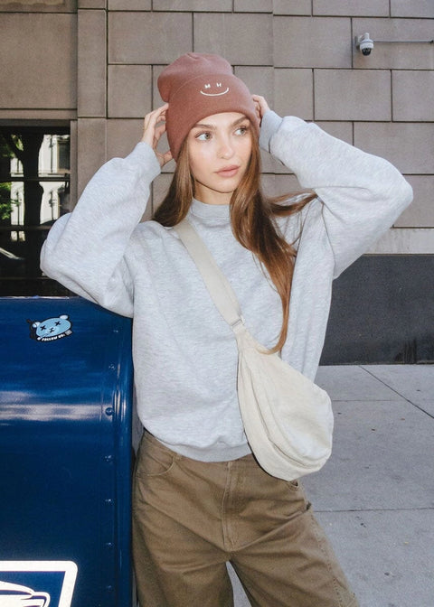 Mad Hatter Smiley Beanie