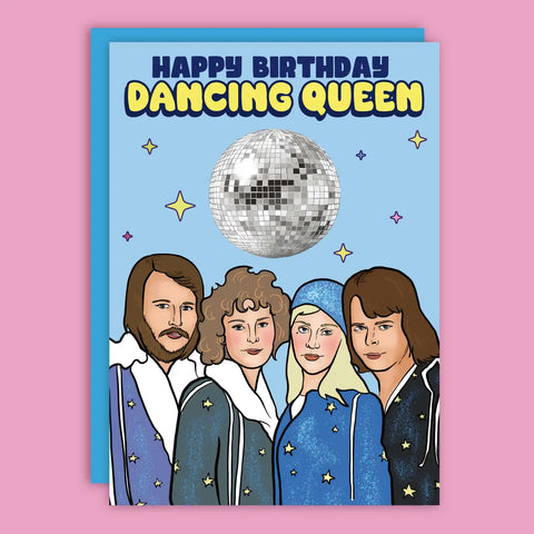 Happy Birthday Dancing Queen ABBA Card