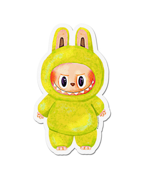 Labubu Green Sticker