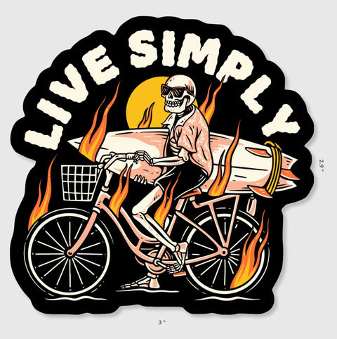 Live Simply Sticker