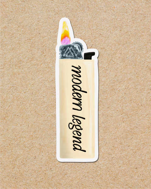  Modern Legend Lighter Sticker