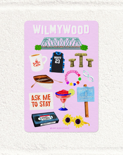 Wilmywood Sticker