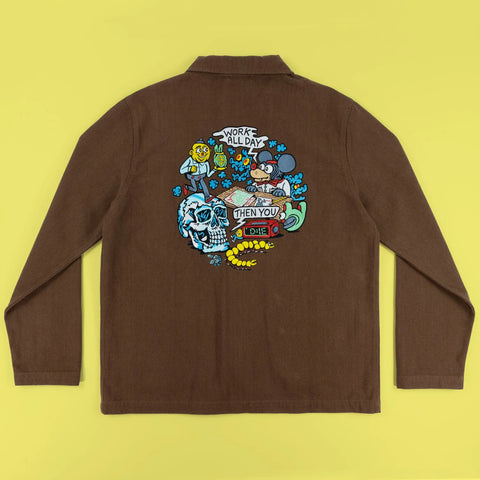 Work All Day Brown Jacket
