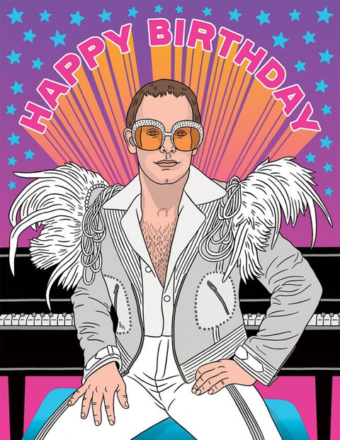  Elton John You're Still Standing Birthday Card