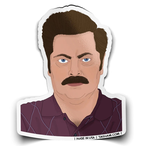 Ron Swanson Sticker