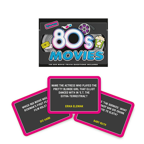 80s Movie Trivia Cards