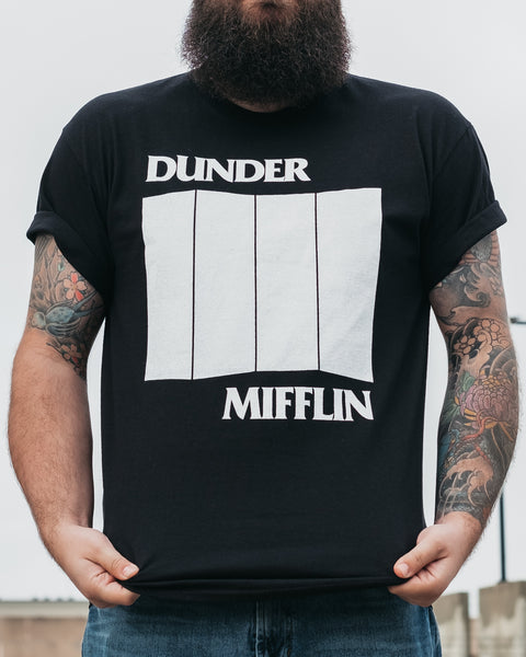  Dunder Mifflin X Black Flag Tee