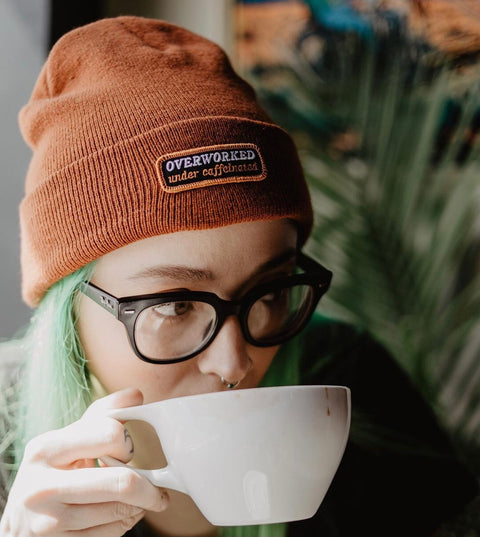 Pyknic - Overworked and Under Caffinated Beanie