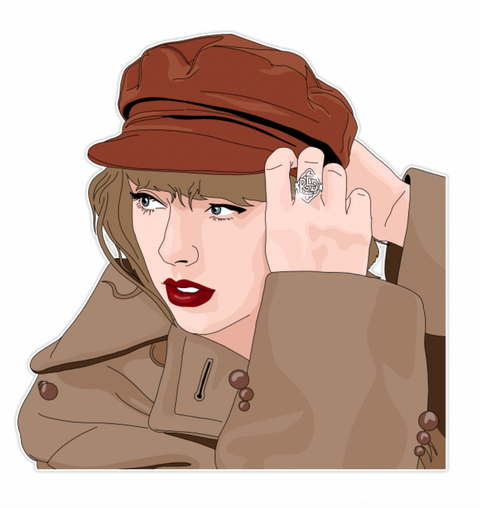 Taylor Swift Red (Taylor's Version) Sticker – Modern Legend, LLC.