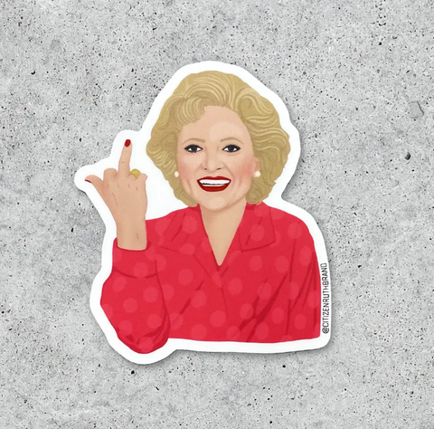  Betty Finger Sticker