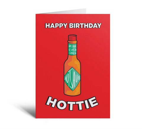 Happy Birthday Hot Sauce Card