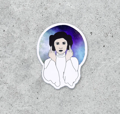  Princess Leia Finger Sticker