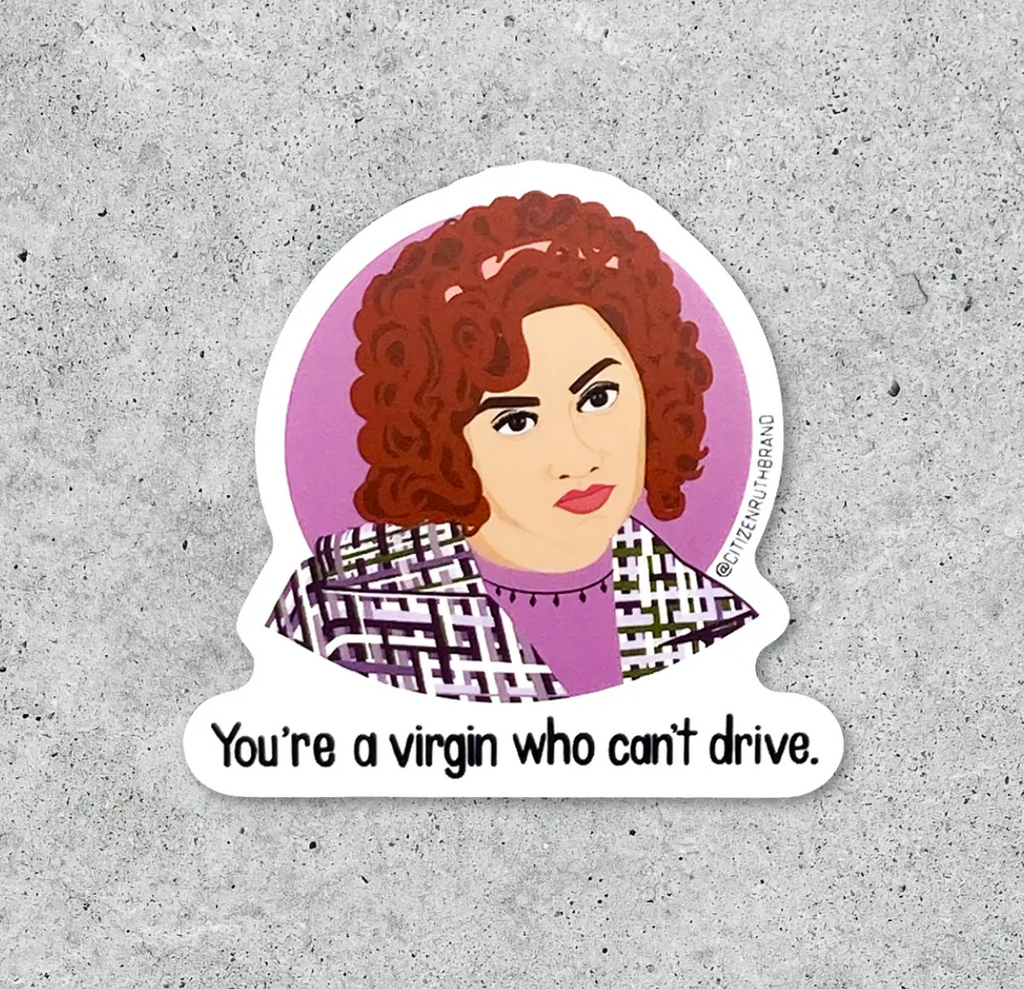 Clueless Virgin Sticker – Modern Legend, LLC.