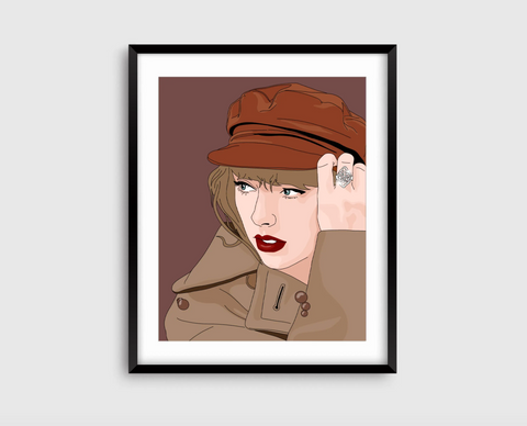 Taylor Swift Red (Taylor's Version) 8x10 Print