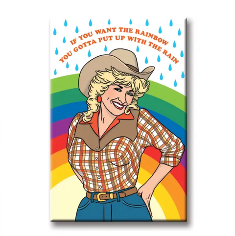 Dolly Rainbow Magnet