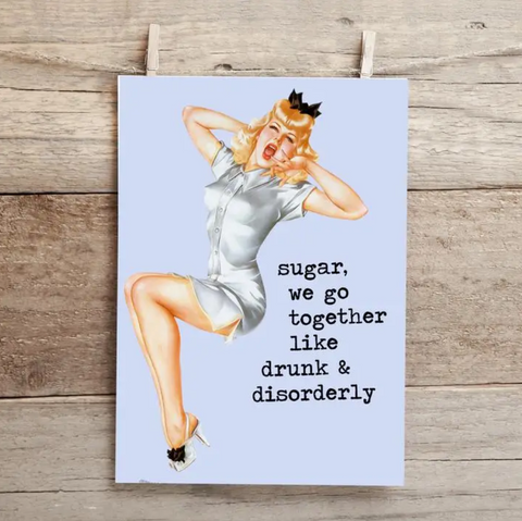  Drunk & Disorderly Card