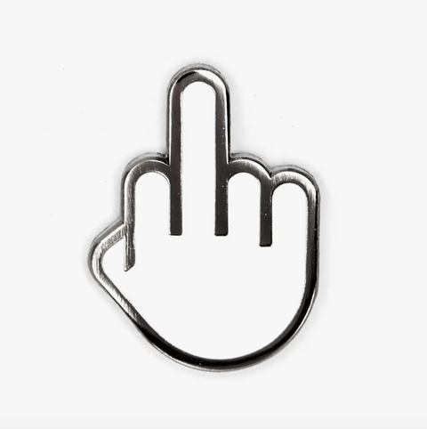 Middle Finger Pin