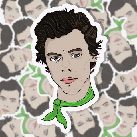 Harry Styles Scarf Sticker