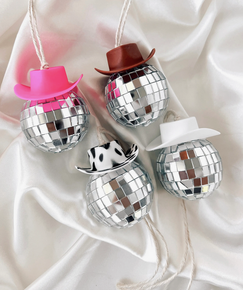 Disco Cowgirl Ornaments
