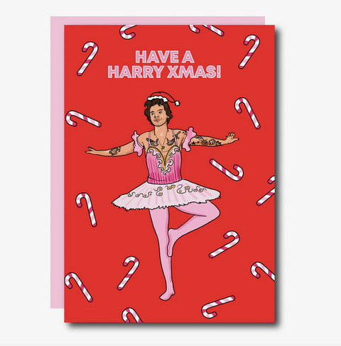 Harry Xmas Ballerina Card