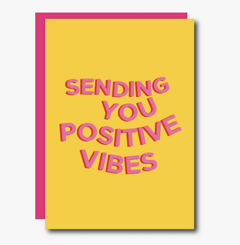  Sending Positive Vibes Card