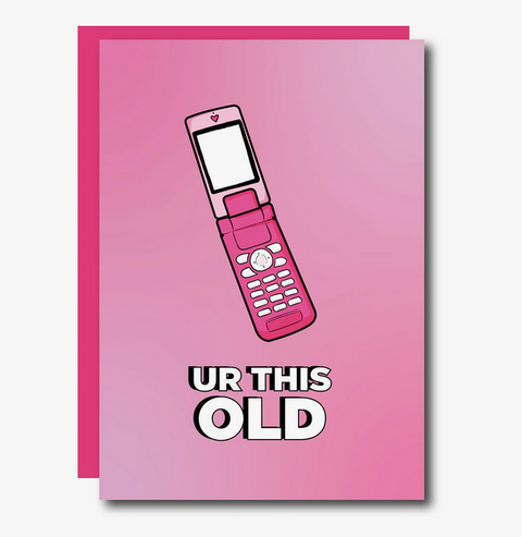  Ur Old Flip Phone Card