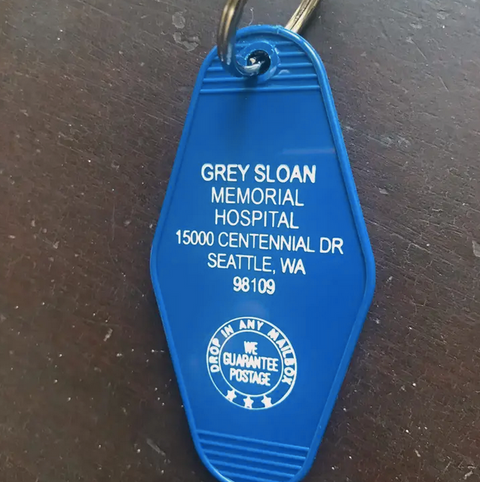  Grey Sloan Memorial Hospital Key Tag