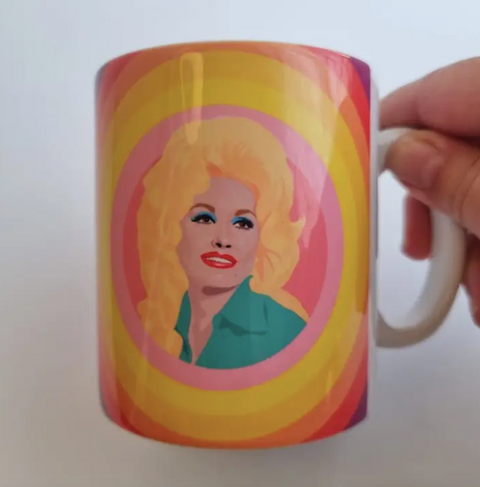 Dolly Parton Pop Art Mug