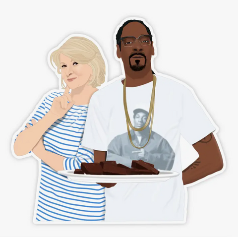  Martha & Snoop Sticker