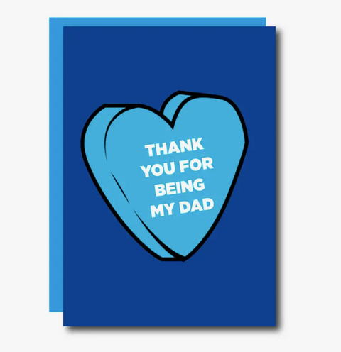  Thank You For Being My Dad Card