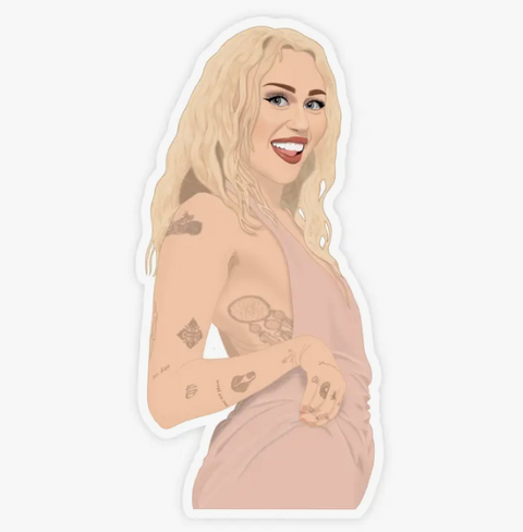 Miley Babe Sticker