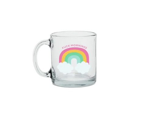 Retro best sale glass mugs