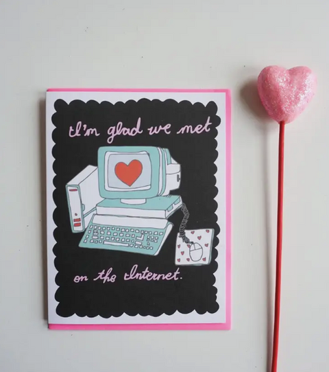  Met on the Internet Card