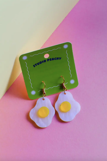  Egg Earrings