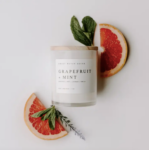  Grapefruit + Mint Candle