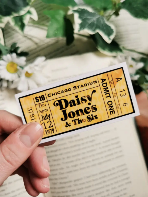 Daisy Jones & The Six Ticket Sticker